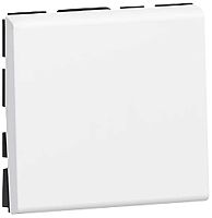 Переключатель кнопочный Legrand Mosaic для кабель-канала Metra 1-м. 2 мод. проходной белый картинка